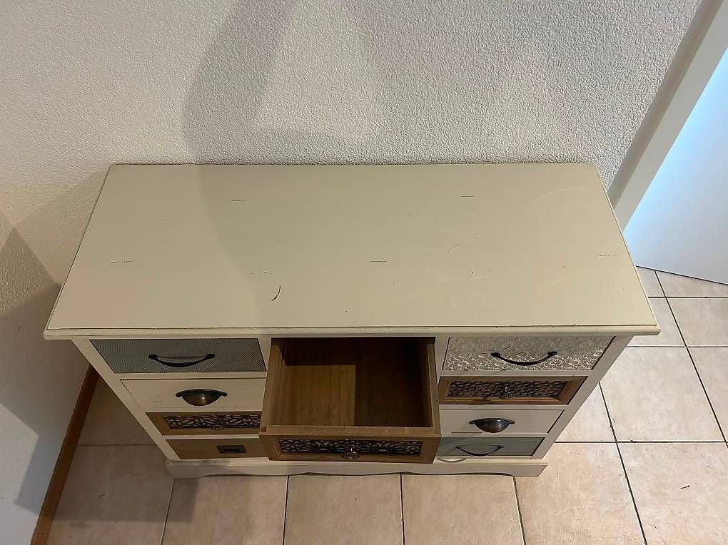 Cassettiere: Commode / meuble de rangement 12 tiroirs style vintage – Usato da Apples venduto da ABATilleul 1