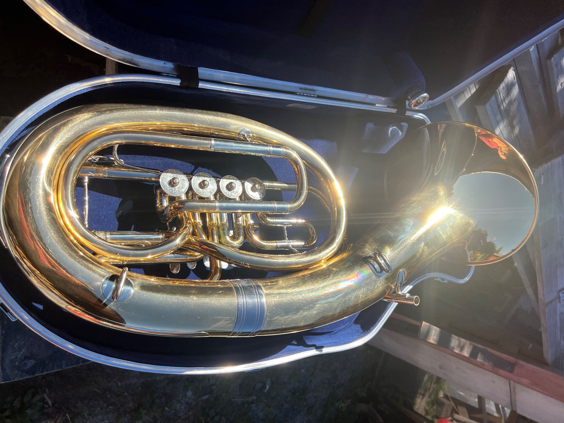 Musikinstrumente: Baryton, Goldmessing – Gebraucht aus Malix von Hurasch 5