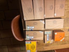 Collection of Empty Premium Cigar Boxes - Great Crafting!
