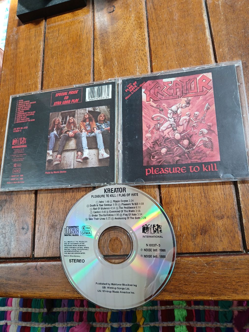 CD: kreator- Pleasure.../flag... – Usato da St-Cergue venduto da VeganWarrior