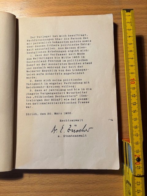 Libri: Walter Korodi: "Ich kann nicht schweigen", 1936 – Usato da Seon venduto da retep012 2