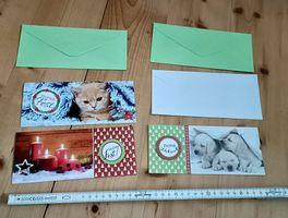 3 Weihnachts  Grusskarten - NEU & unbenutzt