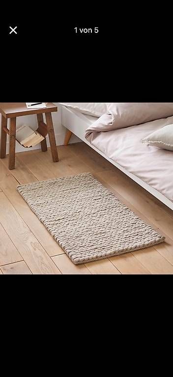 Tappeti: Teppich Vorleger 100% Wolle – Usato da Zürich venduto da Kat029