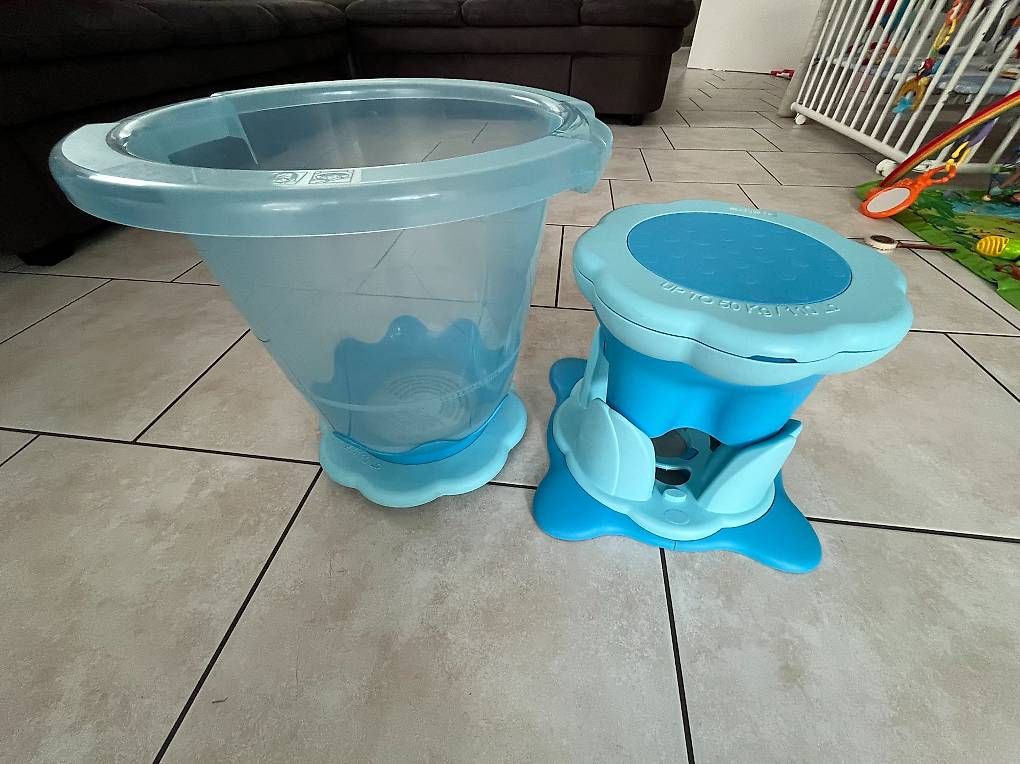 Vasche da bagno: Badeeimer mit Hocker von KidsKit – Usato da Lufingen venduto da mumi8 1