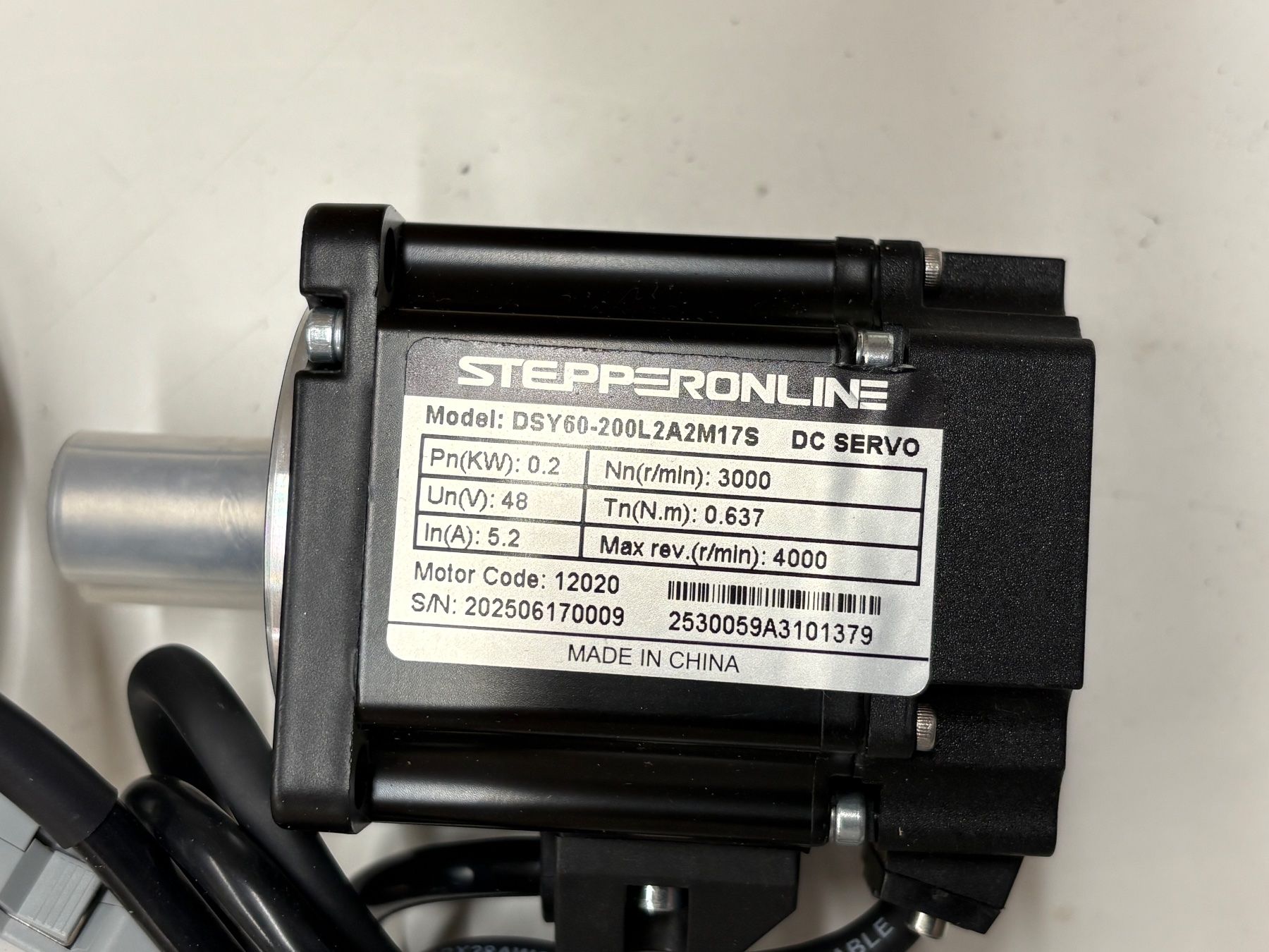Motori: Stepperonline DC Servomotor inkl. Kabel und Treiber – Usato da Thunstetten venduto da D_aernscht 2