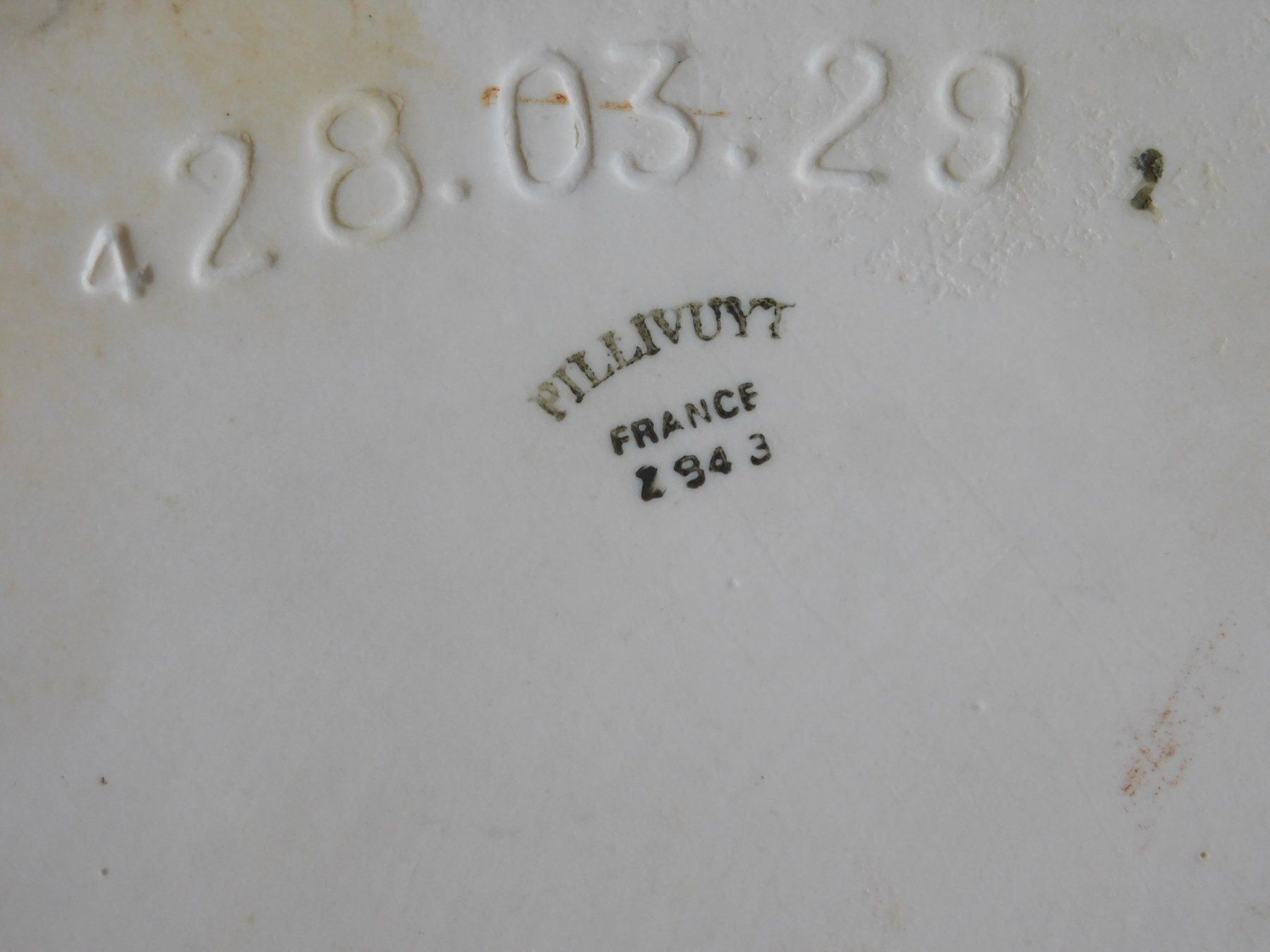 Piatti: Antik Pillivuyt Teller – Usato da Emmenbrücke venduto da Ulisse-22 2