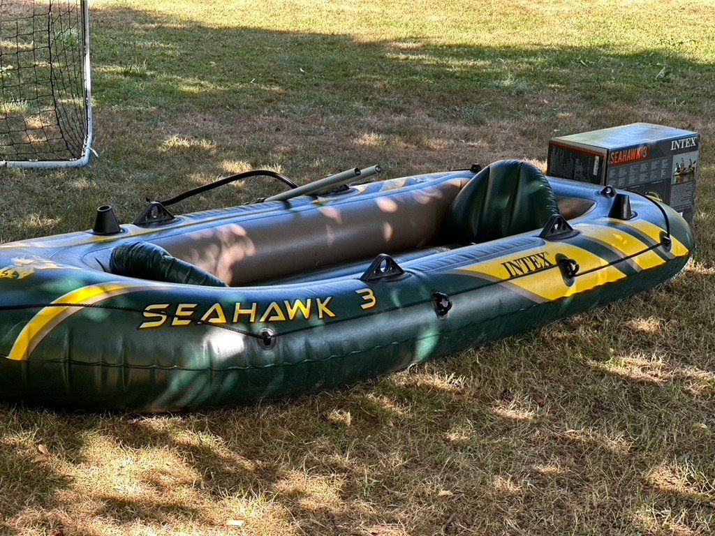 Barche: Intex Seahawk 3 Schlauchboot inkl. Paddel, Luftpumpe. – Usato da Hausen am Albis venduto da Upright01 4