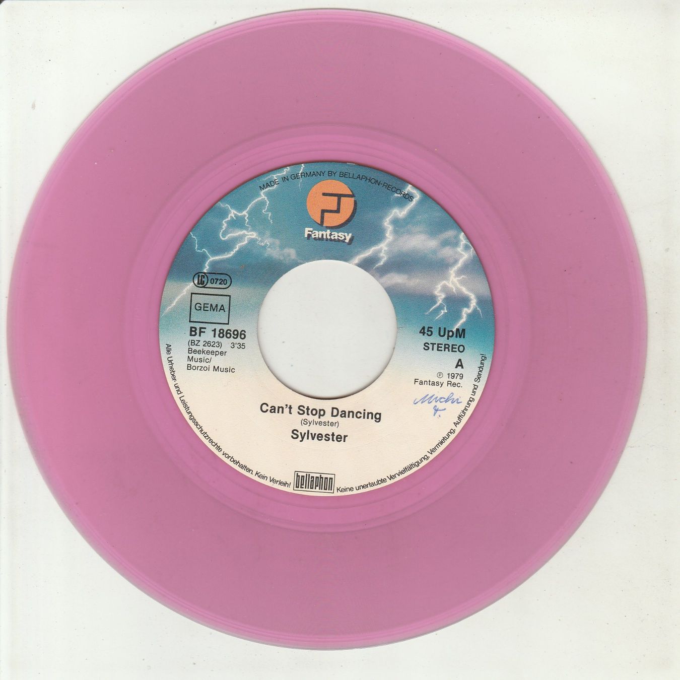 Schallplatten: Sylvester - Can't stop dancing 7" Vinyl 1979 – Gebraucht aus Tübach von JamesStone