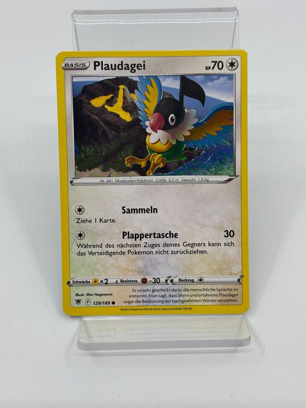 Pokémon Carte collezionabili: Pokemon Plaudagei 129/189 – Usato da Herisau venduto da Pokemon2026