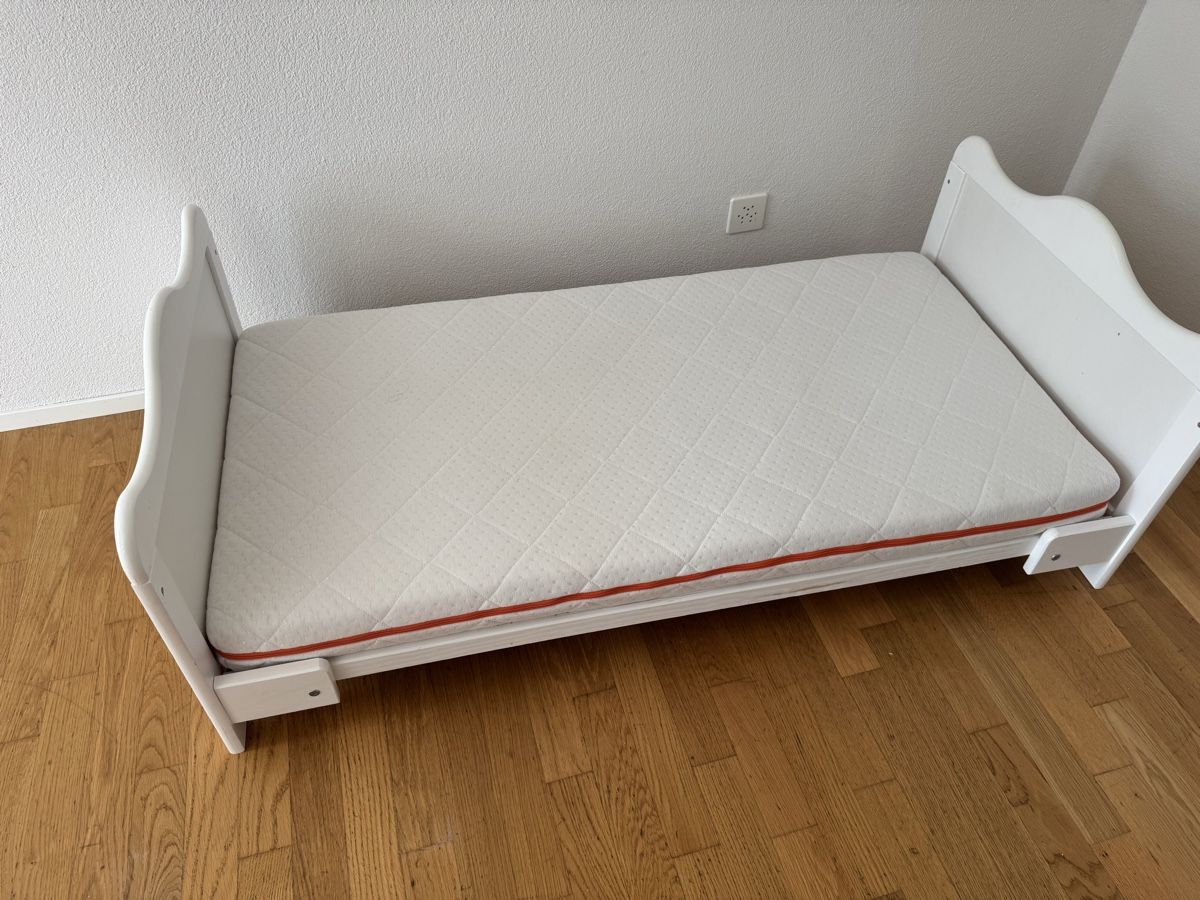 Betten: Kinderbett weiss mit Matratze 70x140 – Gebraucht aus Bern von Felipe1ch 3