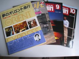4 x Hefte mit Inhalt Orient-Express nach Japan (Nippon)