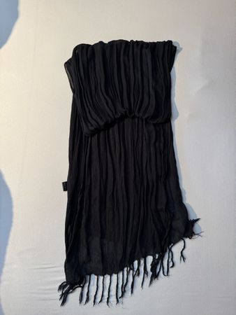 Foulard noir fin