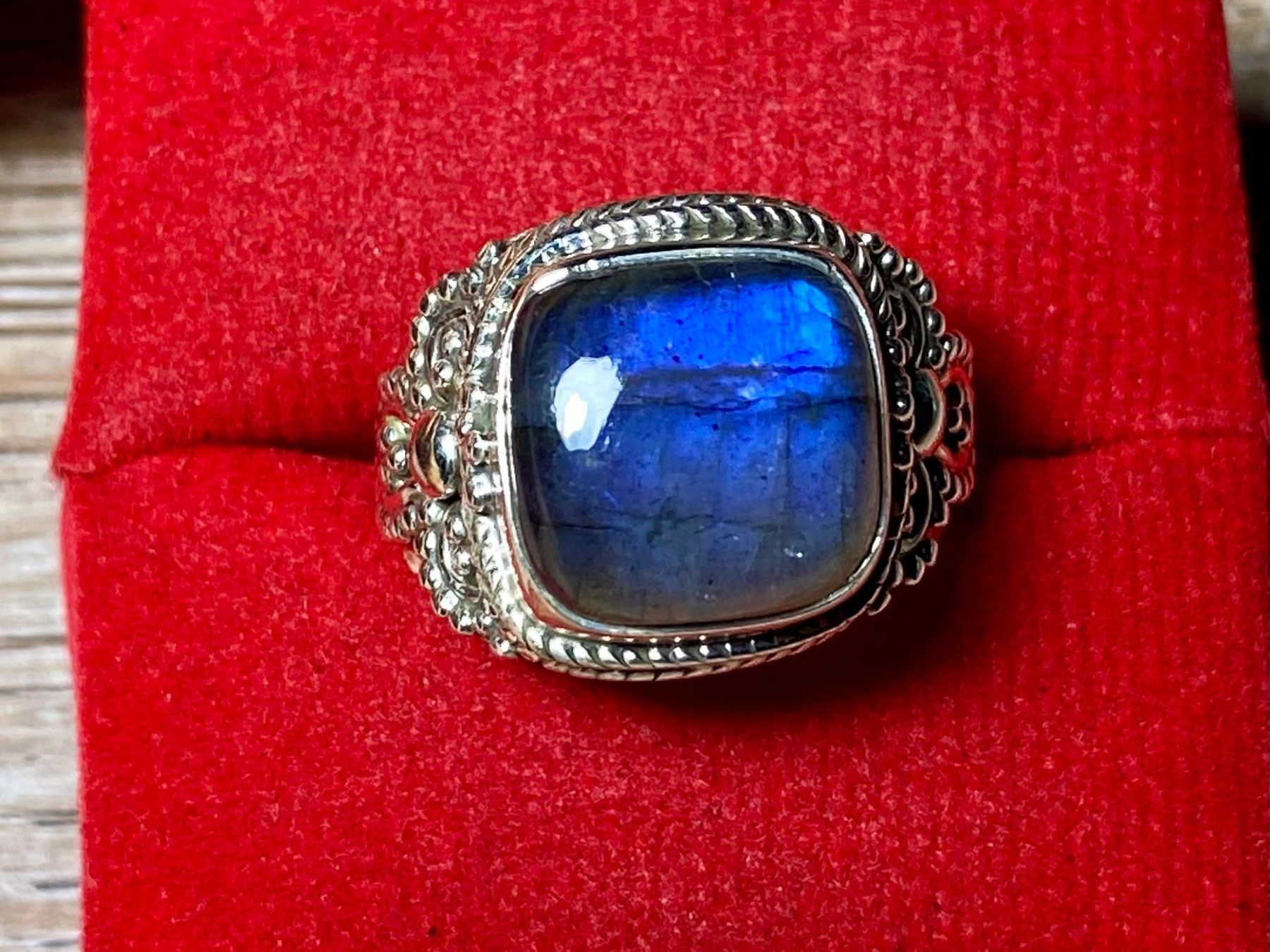 Anelli: Orientalischer Silber 925 Ring mit natürlichem Labradorit – Nuovo e nell'imballaggio originale da Laax venduto da Kiki_Kingdom3 7