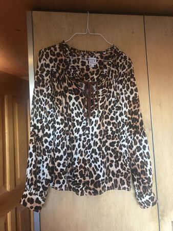 Bluse im Wildkatzenlook 🐆 Gr 34 Emily van den Bergh