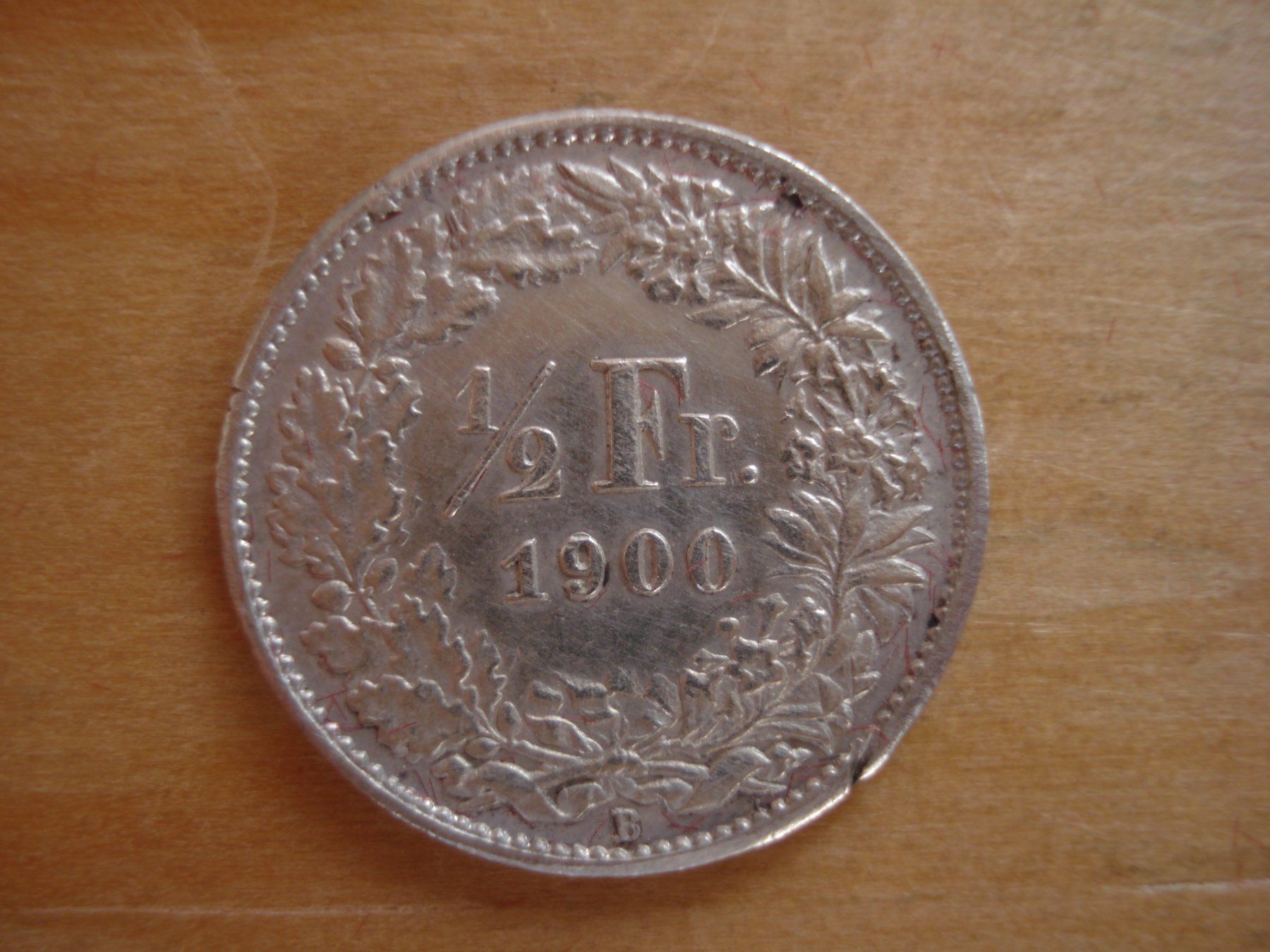 Tutti le monete: (C1) 1/2 Franken 1900 VZ – Usato da Erlach venduto da Net-Coins