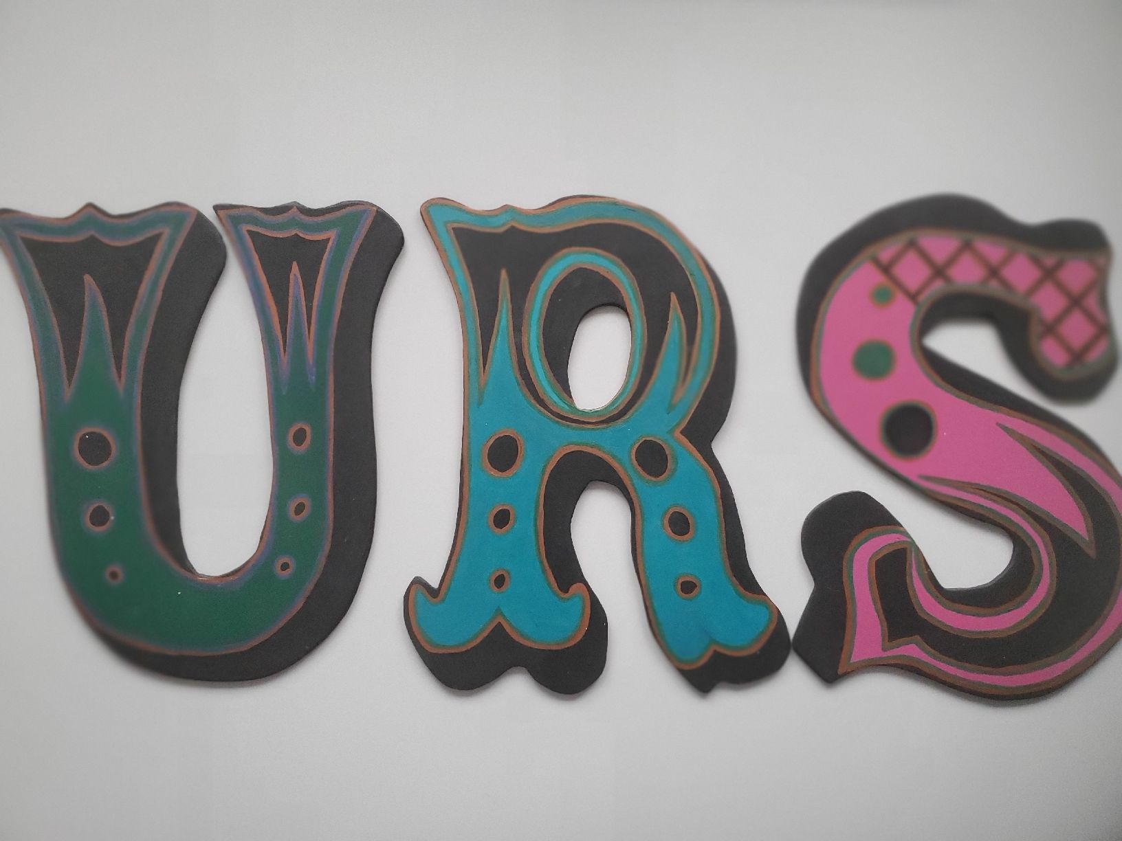 Tutte le decorazioni: Coole Deko Buchstaben "URS" aus Holz – Usato da Lanzenhäusern venduto da Ulika