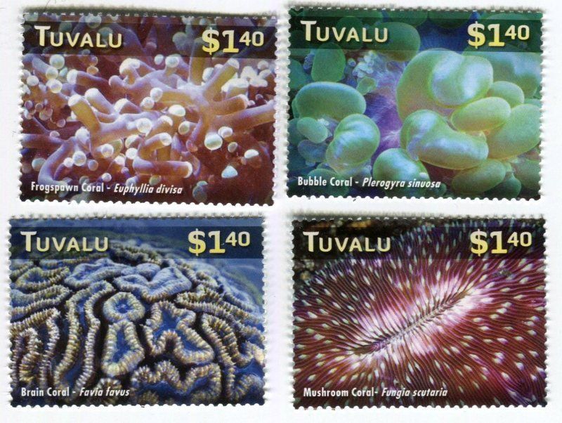 Tutti i francobolli: Briefmarken "Korallen". Tuvalu. – Nuovo e nell'imballaggio originale da Basel venduto da Butsch5