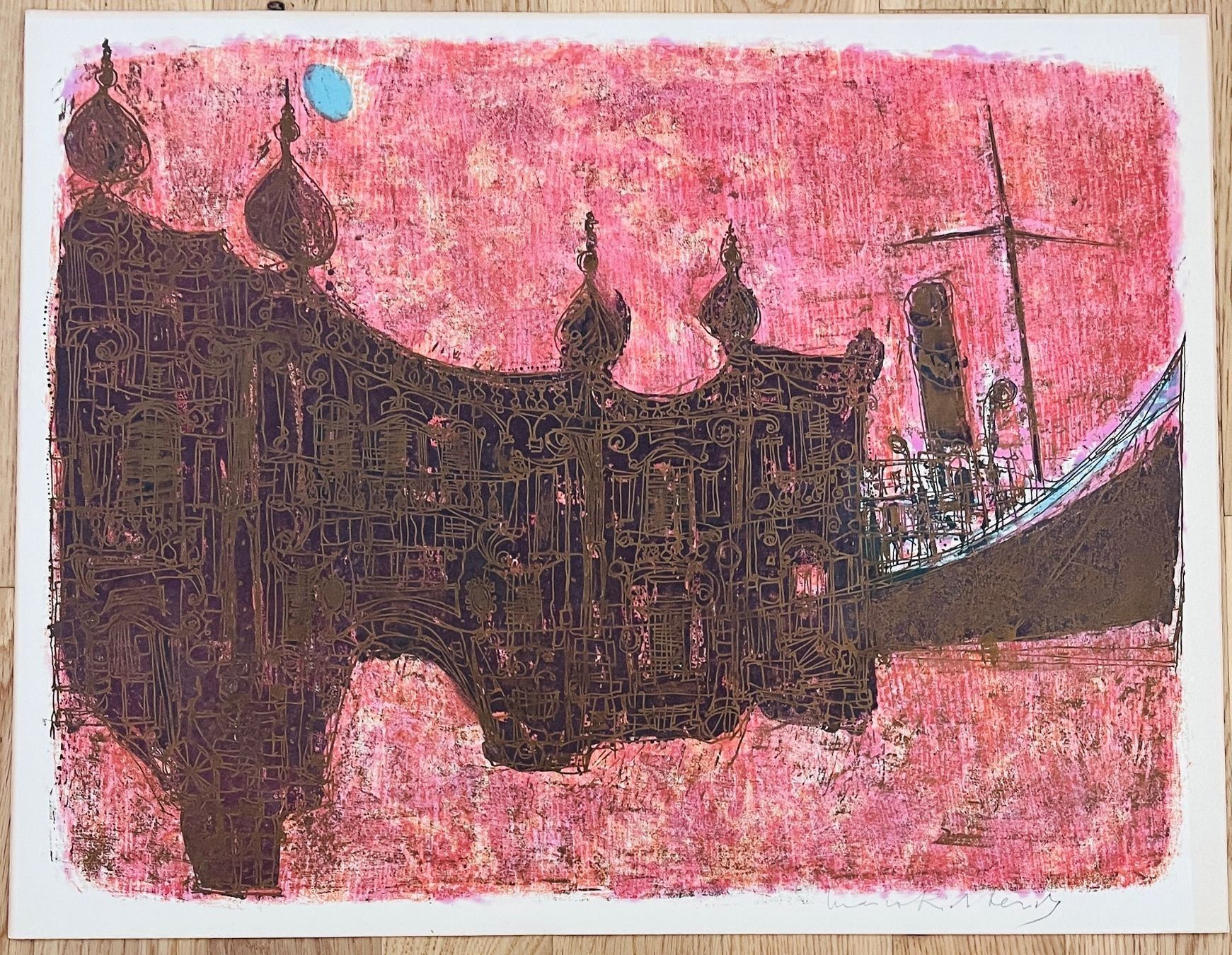 Grafica & Litografie: MARCO RICHTERICH LITHOGRAPHIE  SIGNIERT – Usato da Gersau venduto da grafik-kunst 1
