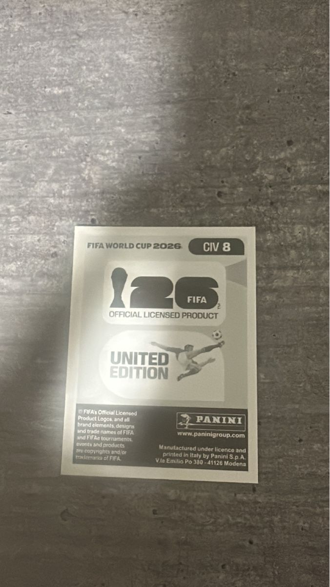 Panini Carte collezionabili: CIV 8 , FIFA WORLD CUP 2026 PANINI  – Nuovo (secondo la descrizione) da Frauenfeld venduto da 1PegPeg1 1