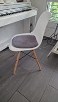 6 x Vitra Eames Replica Weiss mit Sitzkissen