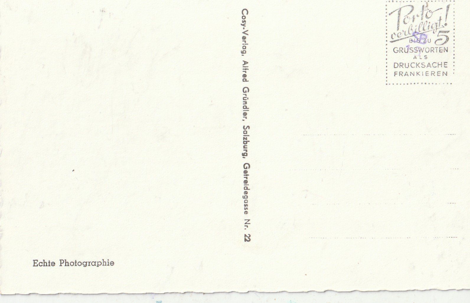 Cartoline postali: Kitzbüehl Tiefenbrunnen – Usato da Lumbrein venduto da made02 1