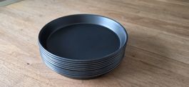 Kuchentortenformen 10 Stk. rund 21cm aussen beschichtet neu