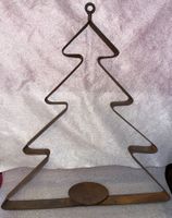 KerzenhängerTannenbaum H 30 cm. Metall mit Rost
