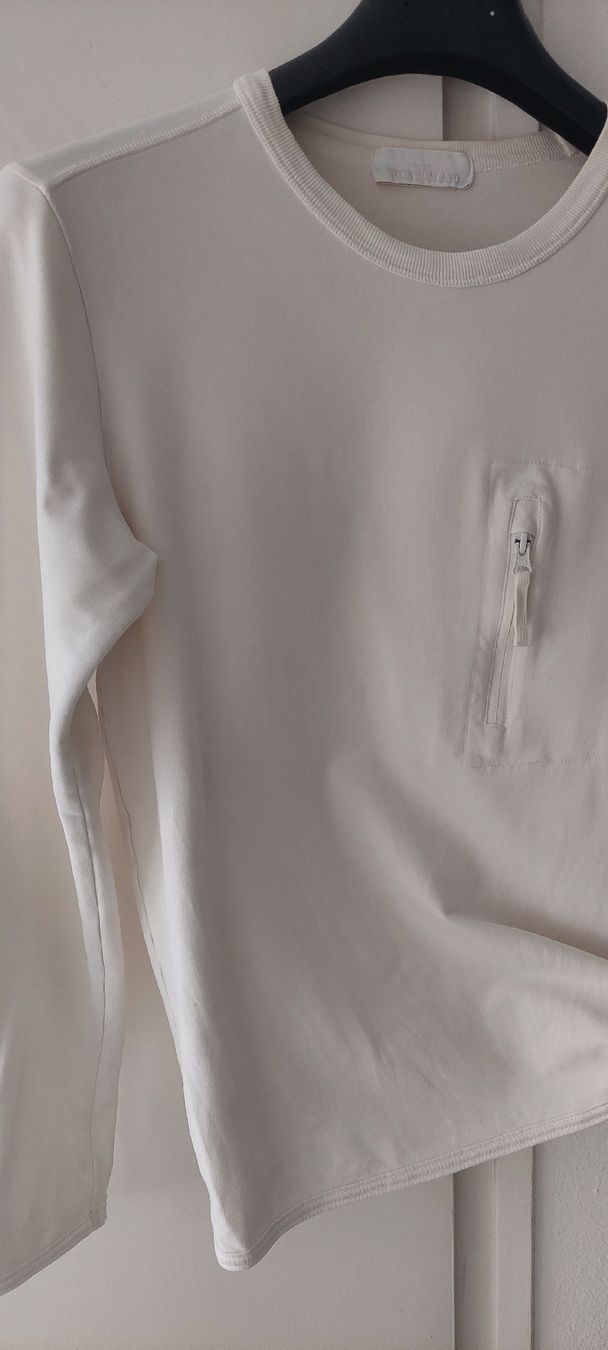 Stone Island Maglioni & Felpe: STONE ISLAND PULLOVER GRANDEUR S MIT CERTILOGO BADGE GHOST – Usato da Orpund venduto da Biennerome 3