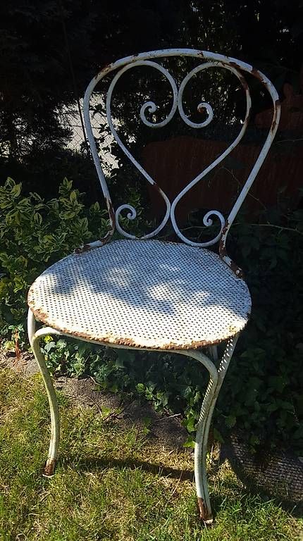 Set di tavolo e panche: Bistro Tisch mit Stühlen shabby chic – Usato da Frauenfeld venduto da Elli7 2