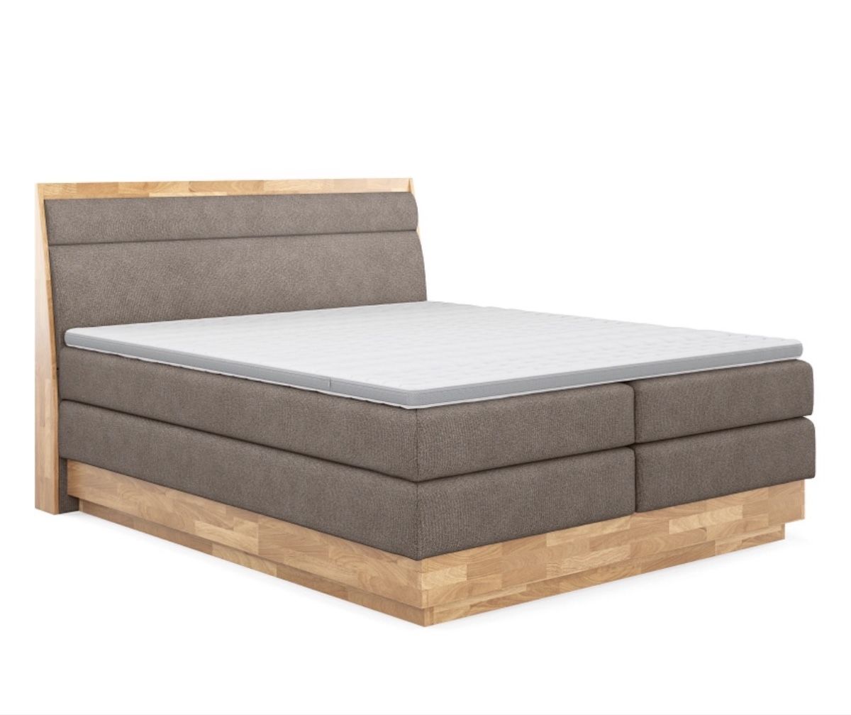 Letti: Boxspringbett mit Bettkasten Eiche/Anthrazit 180x200cm neu – Nuovo (secondo la descrizione) da Schiers venduto da Vivi002 1