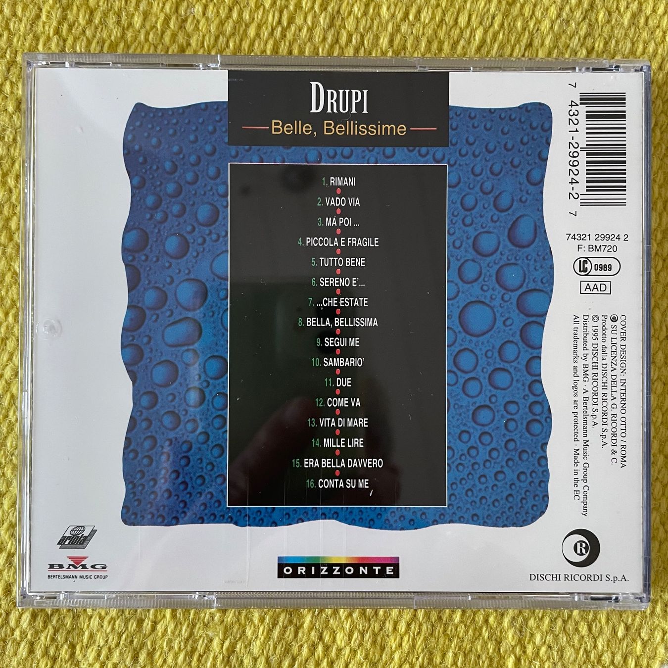 CD: DRUPI-BELLE, BELLISSIME – Usato da Rorschacherberg venduto da CD-Roli 1
