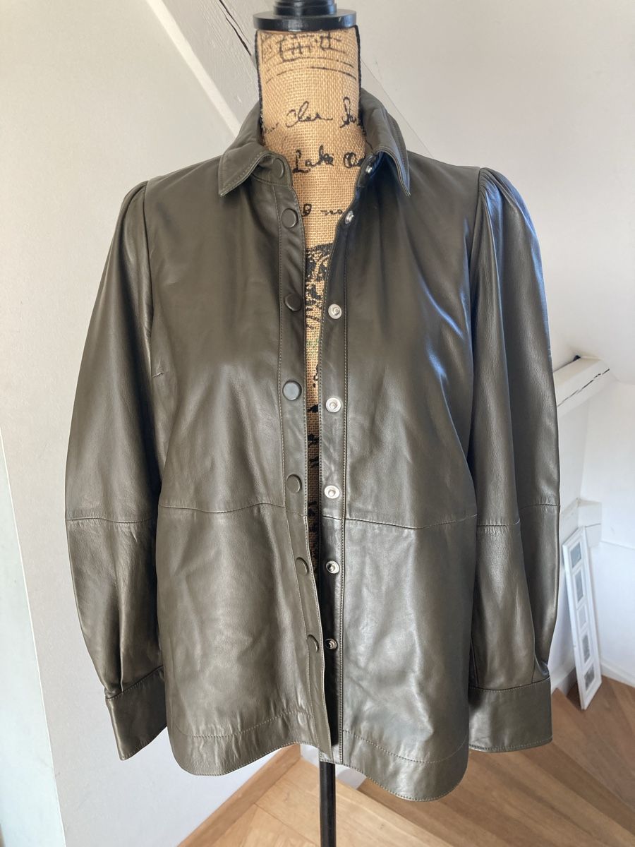 Camicette: Lederbluse/jacke, neu, Grösse M – Nuovo (secondo la descrizione) da Binningen venduto da kku01