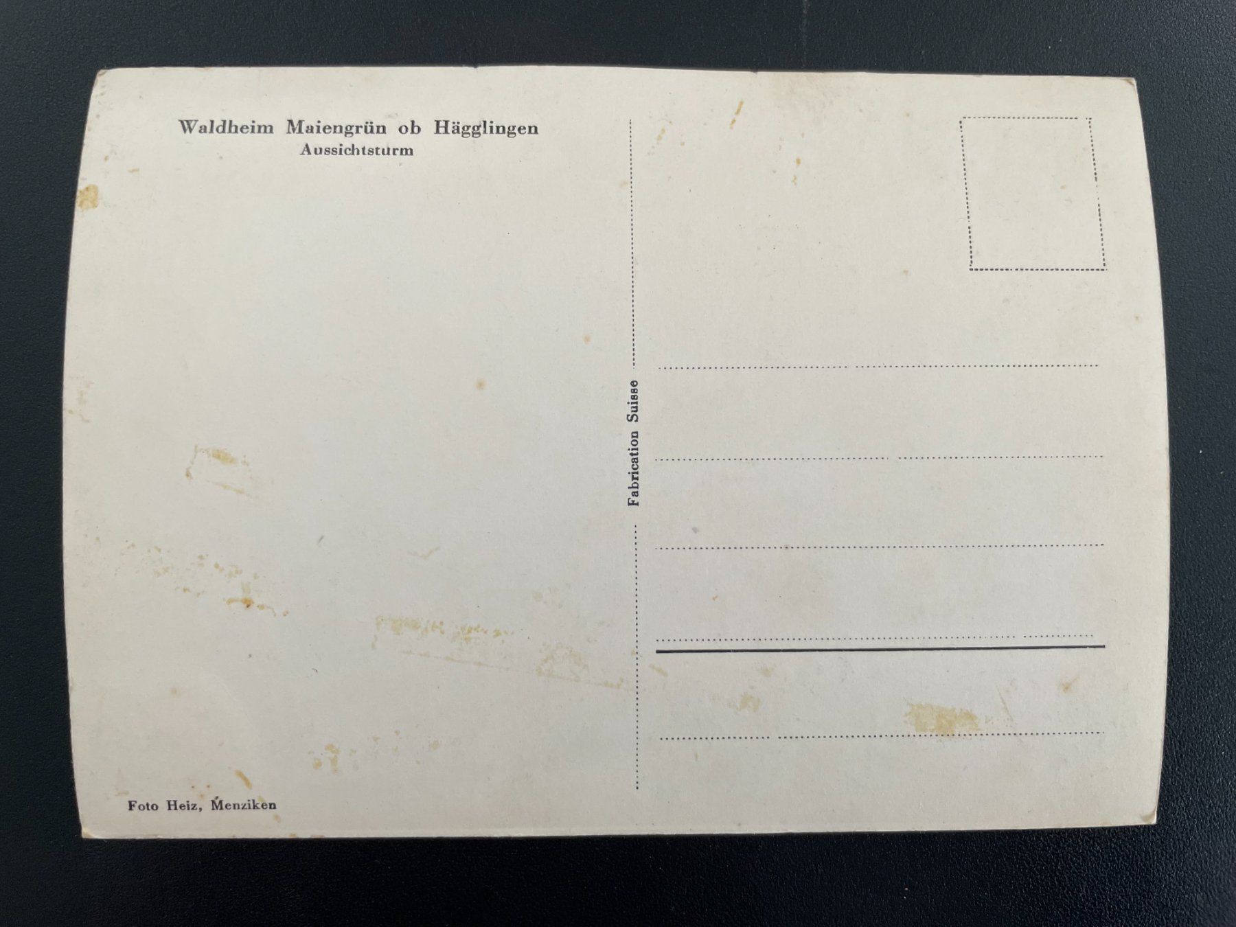 Cartoline postali: AK SO Waldheim Maiengrün ob Hägglingen – Usato da Thal venduto da Danny82 1
