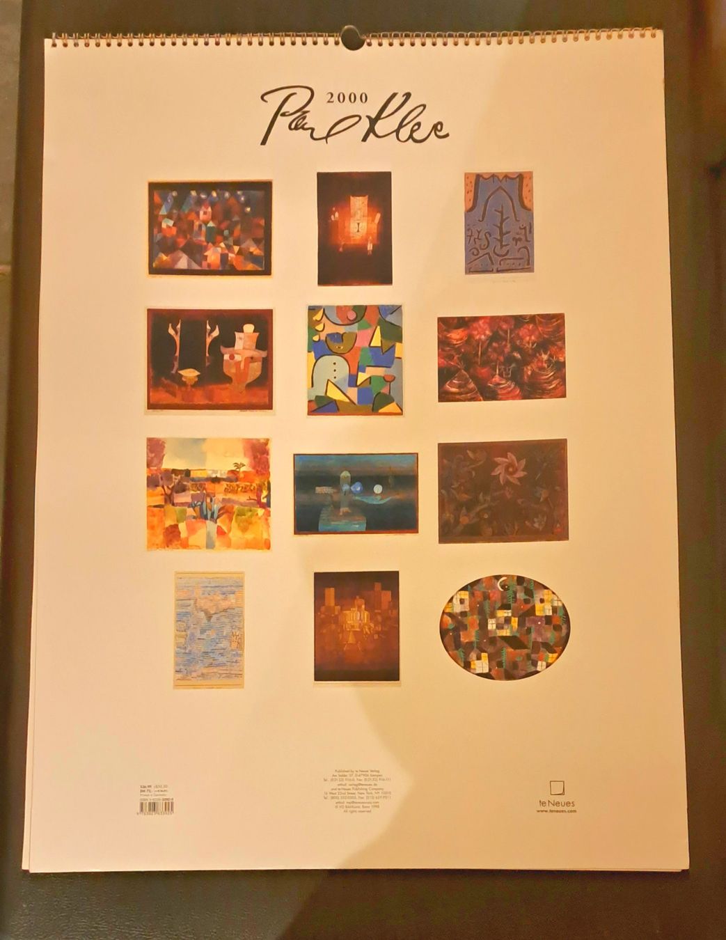 Kalender: Paul Klee - Kalender 2000 (te Neues) – Gebraucht aus Egnach von ASTROFRITZ 1