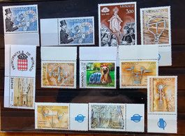 MONACO timbres neufs ** ~1989