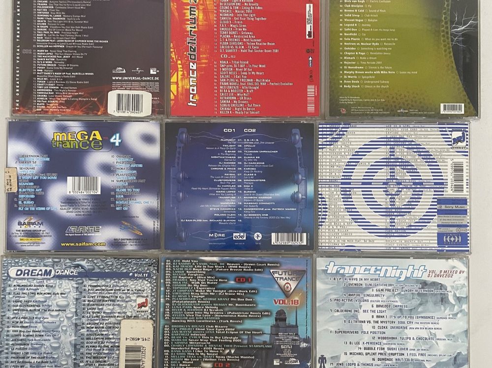 psychedelic TRANCE techno CD 9枚 lot-of-9-cd-trance-techno-