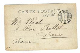 Stabstempel Satigny 1908 2w