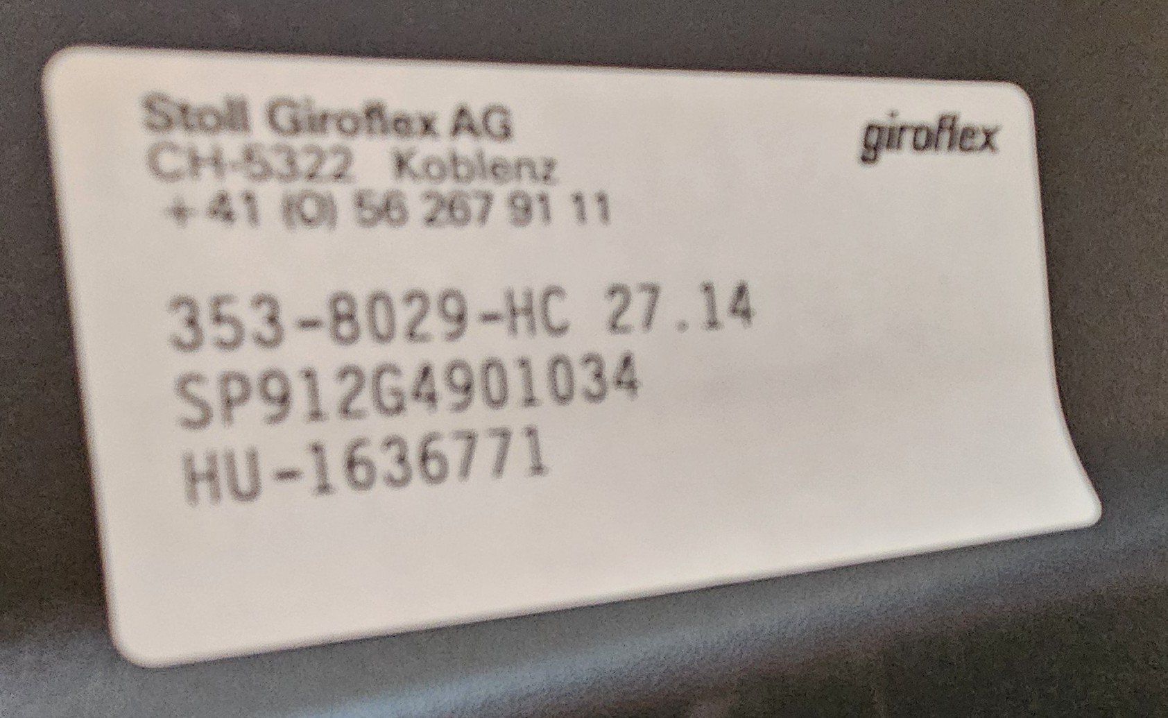 Giroflex Sedie: Bürostuhl Giroflex 353 schwarz – Usato da Uttigen venduto da Zivcuit 8
