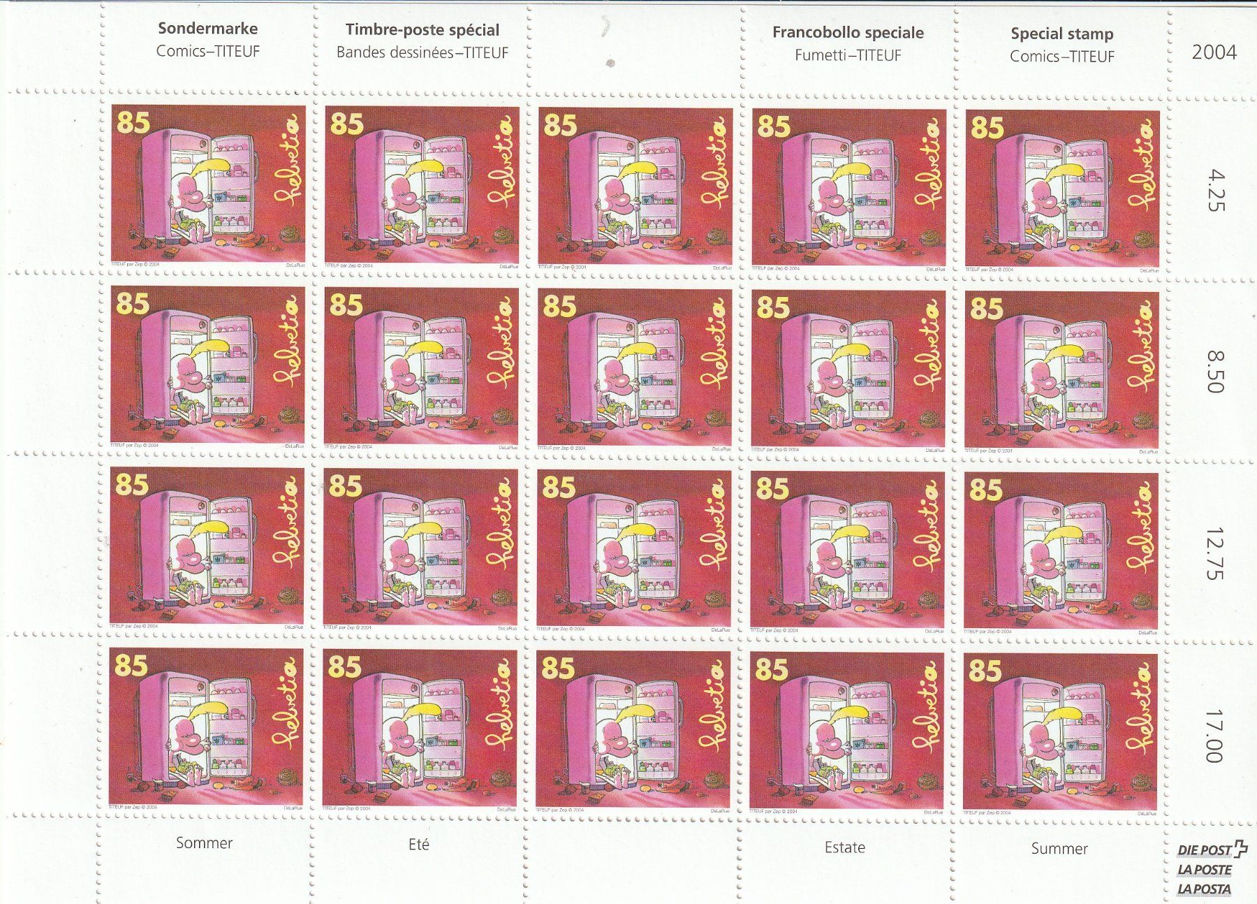 Tous les timbres: CH Frankaturware diverse Kleinbogen – D'occasion à Rupperswil par Ema10 3
