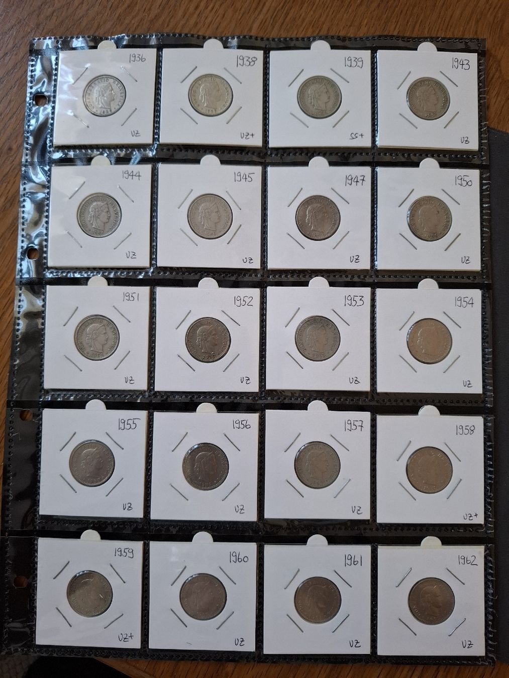 Toutes les monnaies: 20 Rappen Sammlung nr.45 – D'occasion à Hunzenschwil par Hardrock6 2