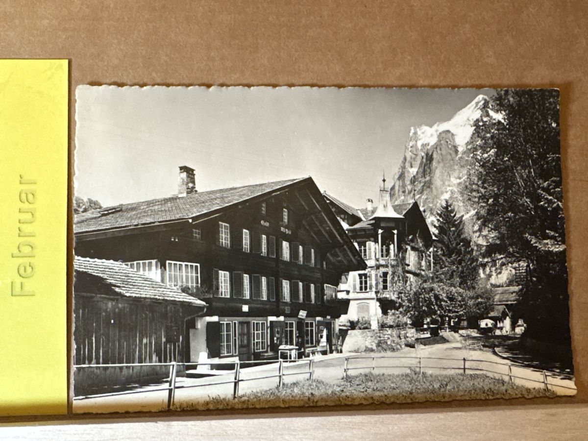 Cartoline postali: AK von Châlet Alte Post / Grindelwald – Usato da Rümlang venduto da Kartenpost1