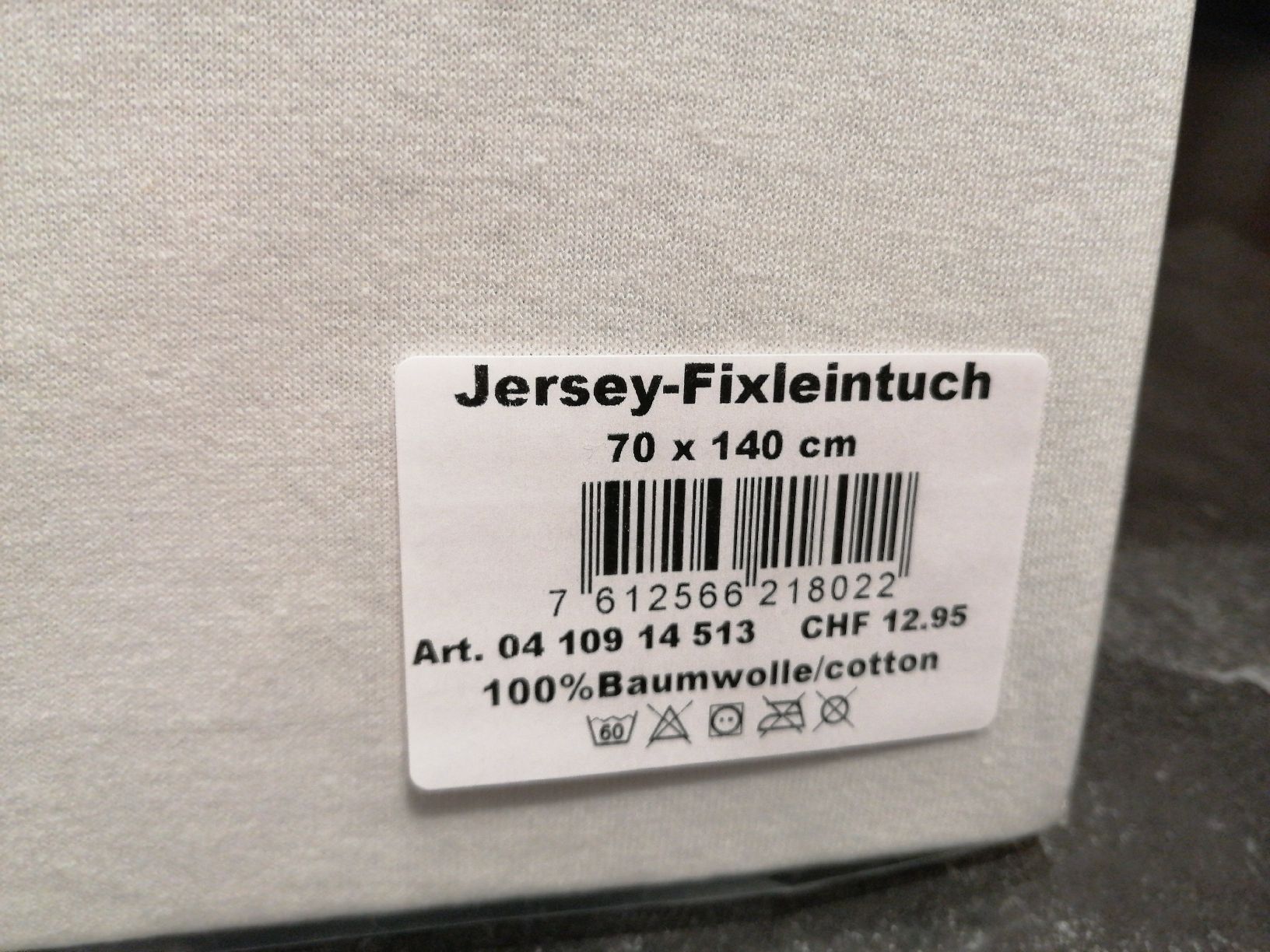 Letti: Jersey-Fixleintuch 70 x 140cm – Nuovo e nell'imballaggio originale da Schwellbrunn venduto da Chnobli13 1
