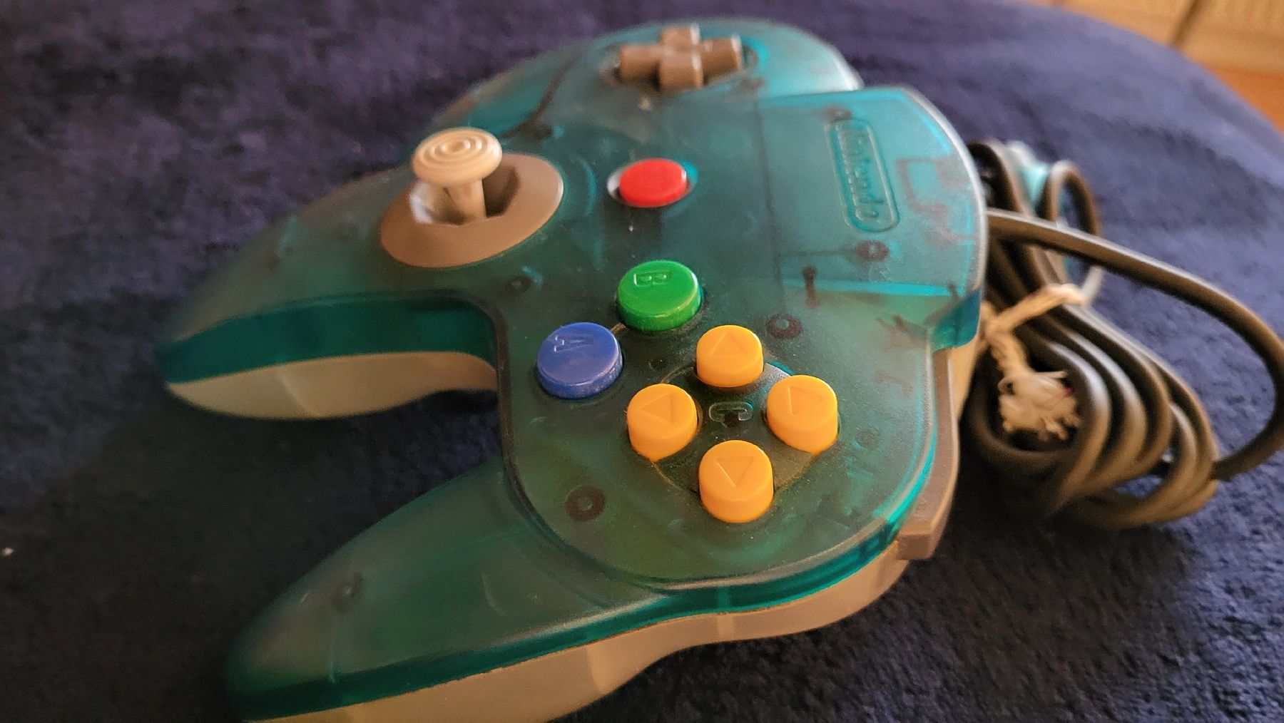 Nintendo Controller: N64 Controller Transp.Blau. -Original- Guter Zustand. – Nuovo (secondo la descrizione) da Biel/Bienne venduto da Retrohr 2
