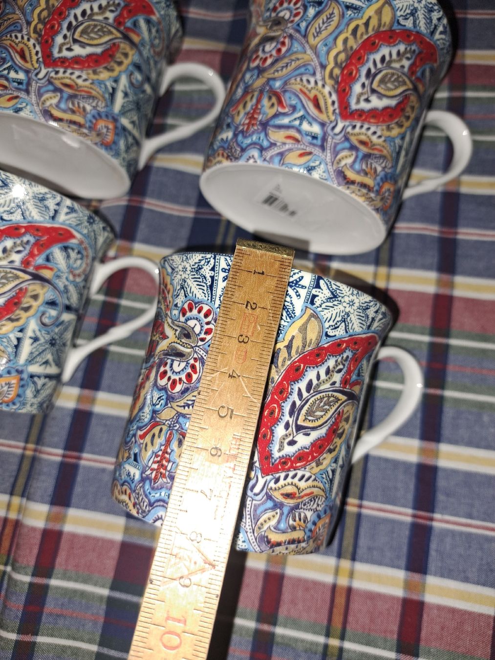 Tazze: 6er Set Tassen mit Dekor,  unbenutzt  – Nuovo (secondo la descrizione) da Kölliken venduto da Upcycling-by-Mc-TAM 5
