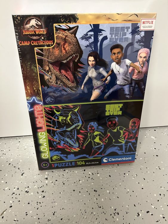 Jurassic World Puzzle, Glow in the Dark, 104 Teile! Neu (Neu und ...
