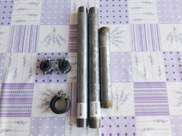 Sanitärzubehör Briden und Rohre 3/4 Zoll