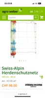 9 Weidenetze Swiss Alpin Herdenschutznetze