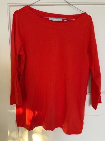BIANCA Damen Shirt Bluse Rot 3/4-Arm Modal-Mix Gr. 36 S