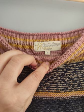 Damen Pullover Mogul gestreift mehrfarbig Grösse M