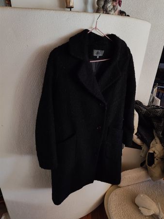 Mantel Nile schwarz Wolle Polyester Grösse XS Damen